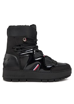 Tommy Hilfiger Śniegowce Patent Snowboot FW0FW07852 Czarny ze sklepu MODIVO w kategorii Workery damskie - zdjęcie 181104953