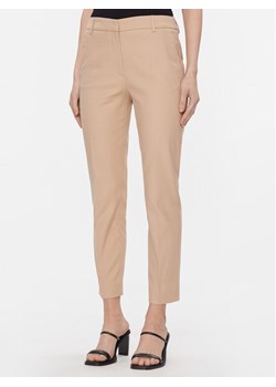 Weekend Max Mara Spodnie materiałowe Vite 2415131031 Beżowy Regular Fit ze sklepu MODIVO w kategorii Spodnie damskie - zdjęcie 181105132