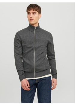 Jack&Jones Sweter 12223949 Szary Regular Fit ze sklepu MODIVO w kategorii Swetry męskie - zdjęcie 181105192