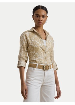 LAUREN RALPH LAUREN Koszula 200963700002 Beżowy Relaxed Fit ze sklepu MODIVO w kategorii Koszule damskie - zdjęcie 181105294