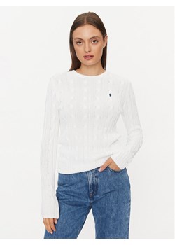 Polo Ralph Lauren Sweter 211891640001 Biały Regular Fit ze sklepu MODIVO w kategorii Swetry damskie - zdjęcie 181105341