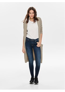 JDY Kardigan 15184979 Beżowy Regular Fit ze sklepu MODIVO w kategorii Swetry damskie - zdjęcie 181105404