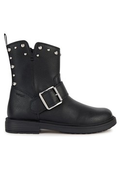Geox Botki Jr Eclair J369QK 000BU C9999 S Czarny ze sklepu MODIVO w kategorii Buty zimowe dziecięce - zdjęcie 181105493