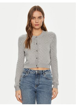 Guess Kardigan W5RR23 Z2YJ2 Szary Regular Fit ze sklepu MODIVO w kategorii Swetry damskie - zdjęcie 181105524
