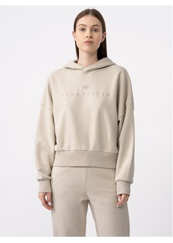 4F Bluza 4FAW23TSWSF0717 Beżowy Regular Fit ze sklepu MODIVO w kategorii Bluzy damskie - zdjęcie 181105531