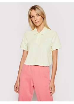 adidas Polo Tennis Luxe H56469 Żółty Regular Fit ze sklepu MODIVO w kategorii Bluzki damskie - zdjęcie 181105584