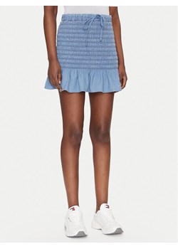 Tommy Jeans Spódnica mini DW0DW20273 Niebieski Regular Fit ze sklepu MODIVO w kategorii Spódnice - zdjęcie 181105700