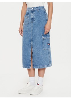 Tommy Jeans Spódnica jeansowa Claire DW0DW18226 Niebieski Regular Fit ze sklepu MODIVO w kategorii Spódnice - zdjęcie 181105821
