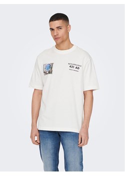 Only & Sons T-Shirt 22025268 Biały Relaxed Fit ze sklepu MODIVO w kategorii T-shirty męskie - zdjęcie 181105862