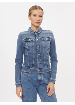 Tommy Jeans Kurtka jeansowa Vivianne DW0DW17213 Niebieski Slim Fit ze sklepu MODIVO w kategorii Kurtki damskie - zdjęcie 181105911