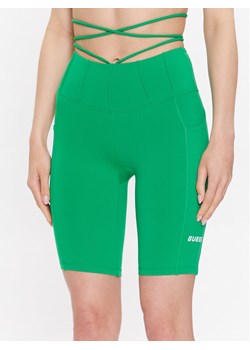 Guess Kolarki Brigit V3GD02 MC04Z Zielony Super Skinny Fit ze sklepu MODIVO w kategorii Szorty - zdjęcie 181105961