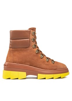Stuart Weitzman Trapery Noho Hiker Bootie SC739 Brązowy - id: 0000301769927 - marki Stuart Weitzman - 181106030 Stuart Weitzman Trapery Noho Hiker Bootie SC739 Brązowy ze sklepu MODIVO w kategorii Workery damskie - zdjęcie 181106030