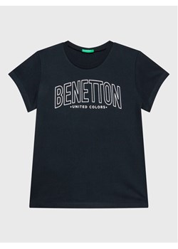 United Colors Of Benetton T-Shirt 3096C10C8 Czarny Regular Fit ze sklepu MODIVO w kategorii T-shirty chłopięce - zdjęcie 181106241