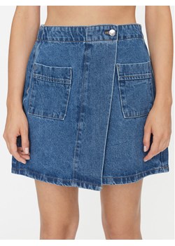 Noisy May Spódnica jeansowa Poppie 27029675 Granatowy Regular Fit ze sklepu MODIVO w kategorii Spódnice - zdjęcie 181106251