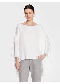 Fabiana Filippi Bluzka TPD273W313 Biały Regular Fit ze sklepu MODIVO w kategorii Bluzki damskie - zdjęcie 181106272