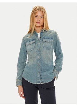 Tommy Hilfiger Koszula jeansowa WW0WW42875 Niebieski Slim Fit ze sklepu MODIVO w kategorii Koszule damskie - zdjęcie 181106292