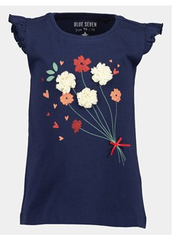 Blue Seven Top 702320 X Granatowy Regular Fit ze sklepu MODIVO w kategorii Bluzki dziewczęce - zdjęcie 181106414
