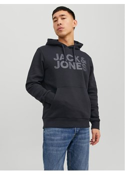 Jack&Jones Bluza Corp 12152840 Czarny Standard Fit ze sklepu MODIVO w kategorii Bluzy męskie - zdjęcie 181106443