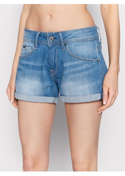 Pepe Jeans Szorty jeansowe Siouxie PL801002 Niebieski Regular Fit ze sklepu MODIVO w kategorii Szorty - zdjęcie 181106494