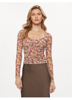 Guess Bluzka W4GP24 KBAH2 Kolorowy Slim Fit ze sklepu MODIVO w kategorii Bluzki damskie - zdjęcie 181106531