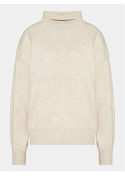 Gina Tricot Golf 19873 Beżowy Regular Fit ze sklepu MODIVO w kategorii Swetry damskie - zdjęcie 181106541