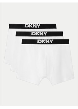 DKNY Komplet 3 par bokserek NEW YORK Biały ze sklepu MODIVO w kategorii Majtki męskie - zdjęcie 181106571