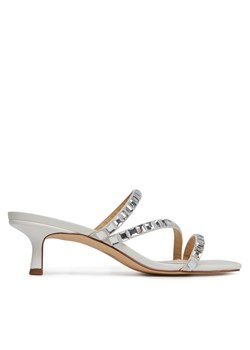 MICHAEL Michael Kors Klapki Celia Kitten Slide 40R4CIMS1S Srebrny ze sklepu MODIVO w kategorii Klapki damskie - zdjęcie 181106740