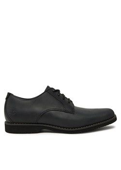 Timberland Półbuty Woodhull Leather Oxford TB0A2CWA0011 Czarny ze sklepu MODIVO w kategorii Buty eleganckie męskie - zdjęcie 181106884