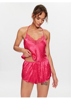 Hunkemöller Koszulka piżamowa Cami 203225 Różowy Comfortable Fit ze sklepu MODIVO w kategorii Piżamy damskie - zdjęcie 181107044