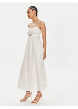 TWINSET Sukienka letnia 241TT2224 Biały Relaxed Fit ze sklepu MODIVO w kategorii Sukienki - zdjęcie 181107124