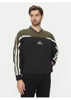 adidas Bluza Cutline JD5395 Czarny Loose Fit ze sklepu MODIVO w kategorii Bluzy męskie - zdjęcie 181107314