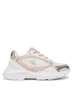 Calvin Klein Jeans Sneakersy V3A9-82031-1695Y M Biały - id: 0000305119674 - marki Calvin Klein - 181107442 Calvin Klein Jeans Sneakersy V3A9-82031-1695Y M Biały ze sklepu MODIVO w kategorii Buty sportowe dziecięce - zdjęcie 181107442