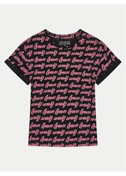 Guess T-Shirt J4YI11 K6YW4 Kolorowy Regular Fit ze sklepu MODIVO w kategorii Bluzki dziewczęce - zdjęcie 181107660