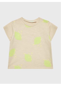 United Colors Of Benetton T-Shirt 3F93A102L Beżowy Relaxed Fit ze sklepu MODIVO w kategorii Koszulki niemowlęce - zdjęcie 181107684