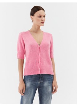 Please Kardigan M734723332 Różowy Regular Fit - id: 8055172223124 - marki Please - 181107772 Please Kardigan M734723332 Różowy Regular Fit ze sklepu MODIVO w kategorii Swetry damskie - zdjęcie 181107772