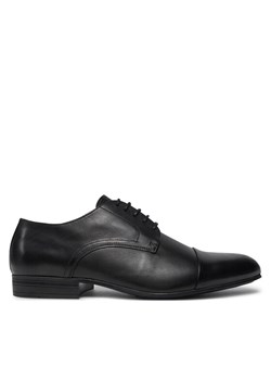 Calvin Klein Półbuty HM0HM01540 Czarny ze sklepu MODIVO w kategorii Buty eleganckie męskie - zdjęcie 181107851