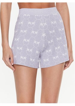 Pinko Szorty materiałowe 100545 A0IT Fioletowy Slim Fit ze sklepu MODIVO w kategorii Szorty - zdjęcie 181107861