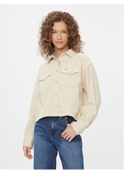 Wrangler Kurtka przejściowa Boxy 112342669 Biały Regular Fit ze sklepu MODIVO w kategorii Kurtki damskie - zdjęcie 181107874