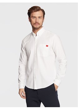 Hugo Koszula Evito 50479302 Biały Slim Fit ze sklepu MODIVO w kategorii Koszule męskie - zdjęcie 181107944
