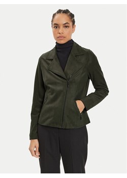 Olsen Kurtka z imitacji skóry 15001386 Zielony Regular Fit ze sklepu MODIVO w kategorii Kurtki damskie - zdjęcie 181108331