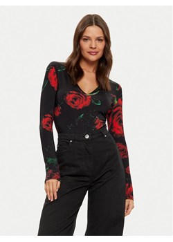 Guess Bluzka W5RP26 KCMI2 Czarny Regular Fit ze sklepu MODIVO w kategorii Bluzki damskie - zdjęcie 181108334