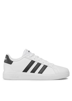 adidas Sneakersy Grand Court Lifestyle Tennis Lace-Up Shoes GW6511 Biały ze sklepu MODIVO w kategorii Trampki dziecięce - zdjęcie 181108342
