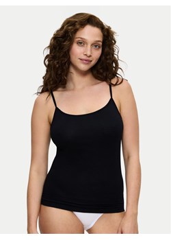 Triumph Top Sense Of Cotton 10224958 Czarny Slim Fit ze sklepu MODIVO w kategorii Bluzki damskie - zdjęcie 181108422