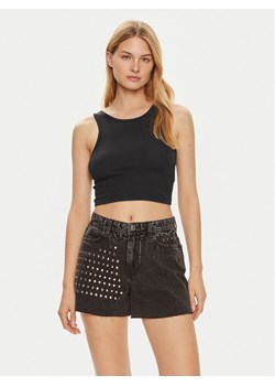 JDY Top Sofia 15275093 Czarny Cropped Fit ze sklepu MODIVO w kategorii Bluzki damskie - zdjęcie 181108493
