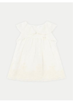 Mayoral Sukienka elegancka 1907 Écru Regular Fit ze sklepu MODIVO w kategorii Sukienki niemowlęce - zdjęcie 181108510