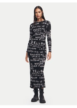 Desigual Sukienka codzienna 24WWVK45 Czarny Slim Fit ze sklepu MODIVO w kategorii Sukienki - zdjęcie 181108530