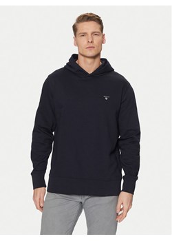 Gant Bluza Original Shield 2014016 Granatowy Regular Fit ze sklepu MODIVO w kategorii Bluzy męskie - zdjęcie 181108662