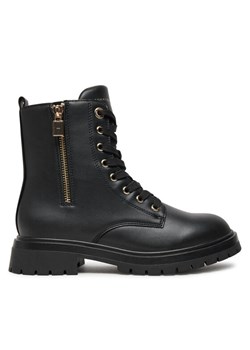Tommy Hilfiger Trapery Lace-Up Bootie T3A5-33567-1351 S Czarny ze sklepu MODIVO w kategorii Buty zimowe dziecięce - zdjęcie 181108664
