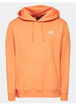 Alpha Industries Bluza Basic 196318 Pomarańczowy Regular Fit ze sklepu MODIVO w kategorii Bluzy męskie - zdjęcie 181108673