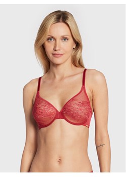 Gossard Biustonosz z fiszbiną Lace Sheer 13001 Różowy ze sklepu MODIVO w kategorii Biustonosze - zdjęcie 181108753